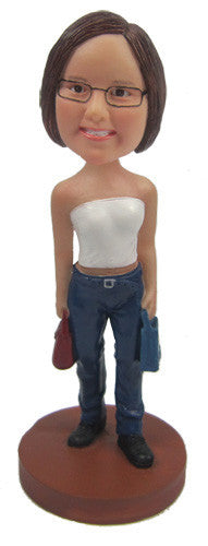 Casual Female Bobblehead #9 (ONLINE ORDER ONLY)