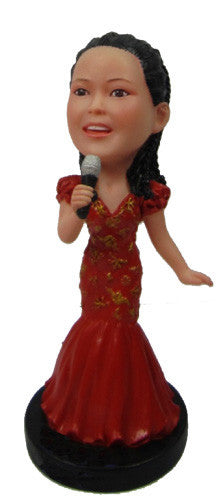 Female Singer Bobblehead #2 (ONLINE ORDER ONLY)