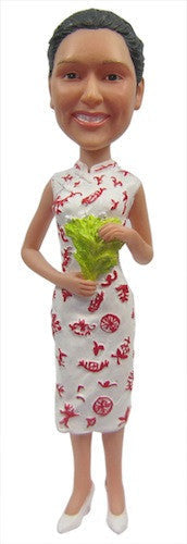 Female Dress Bobblehead #4 (ONLINE ORDER ONLY)