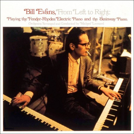 BILL EVANS - From Left To Right - White Vinyl [Vinyl] (ONLINE ORDER ONLY)