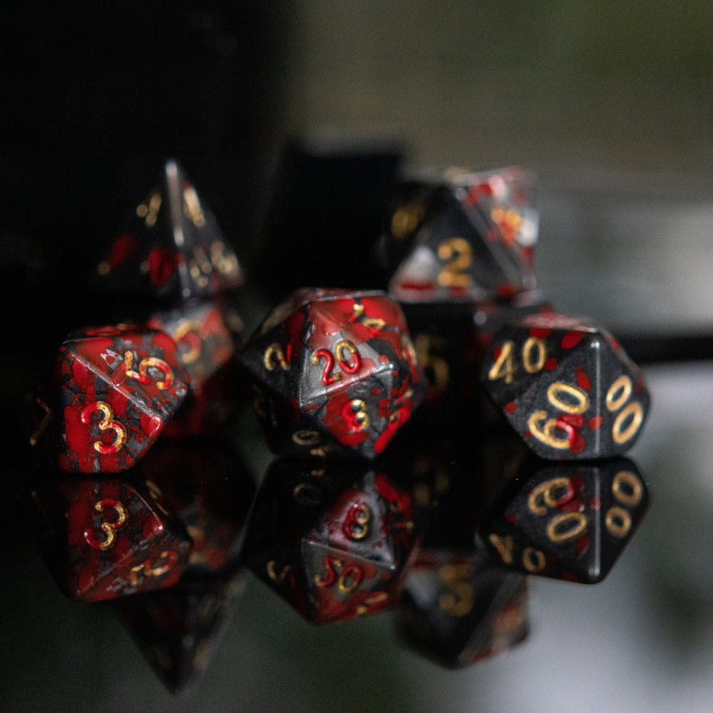 Blood and Iron Acrylic Dice Set (ONLINE ORDER ONLY)