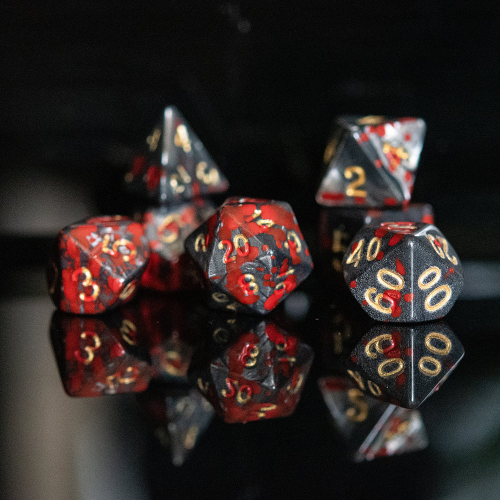 Blood and Iron Acrylic Dice Set (ONLINE ORDER ONLY)