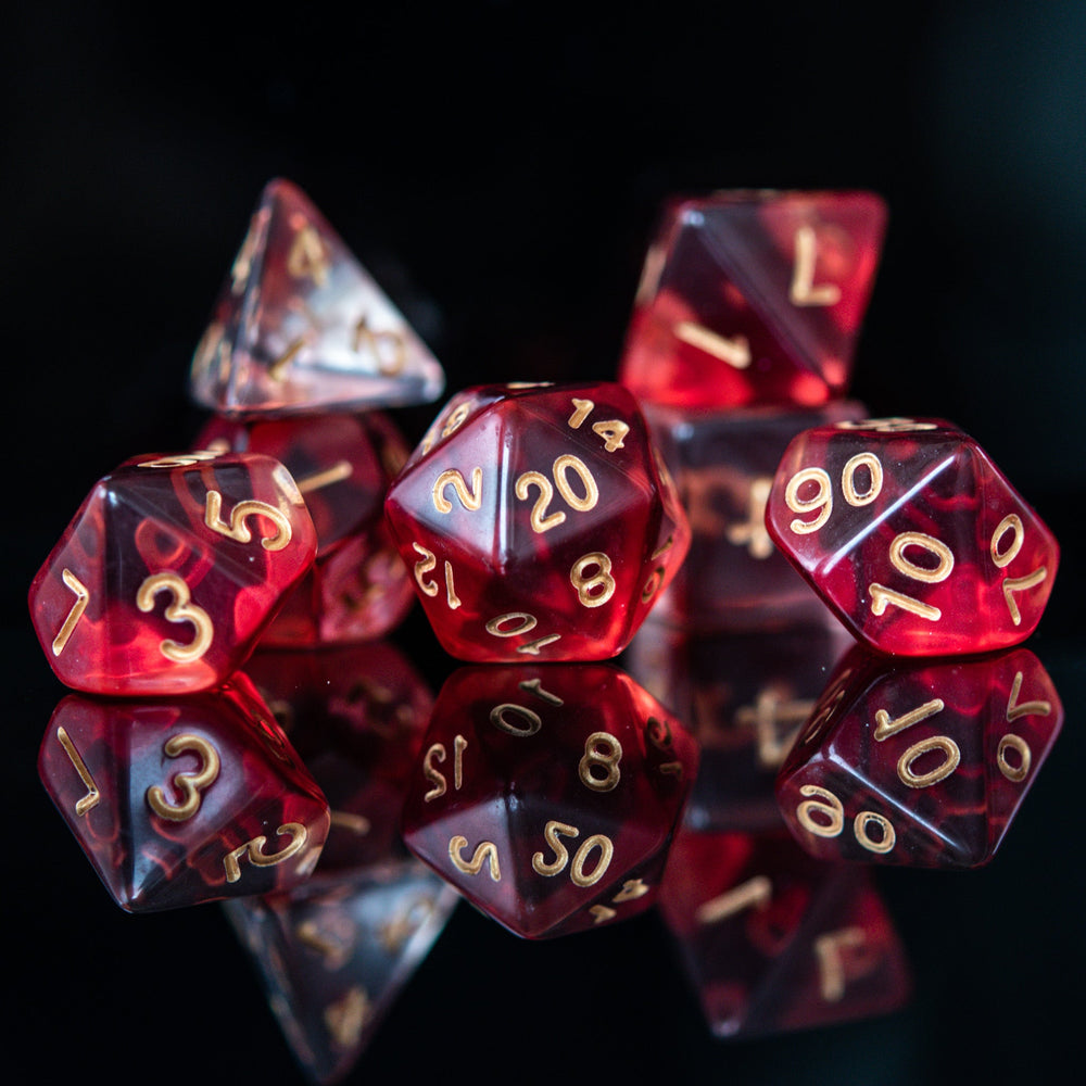 Bloodlust Elixir Acrylic Dice Set (ONLINE ORDER ONLY)