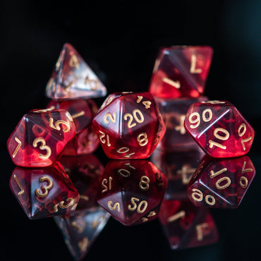 Bloodlust Elixir Acrylic Dice Set (ONLINE ORDER ONLY)