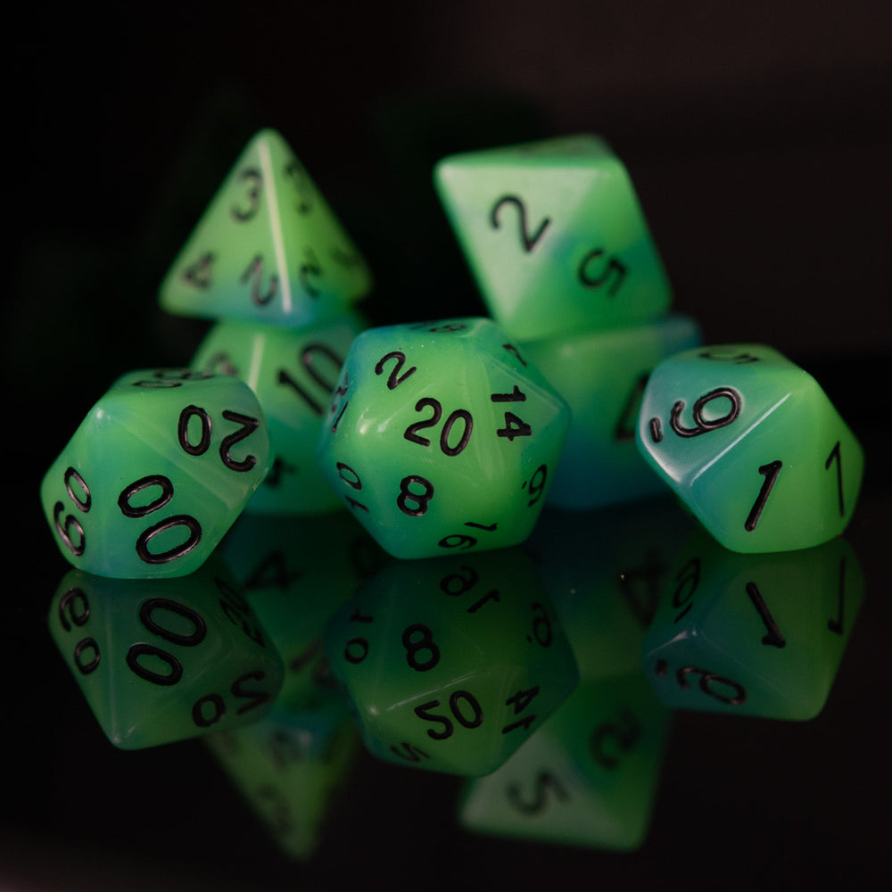Blue Lagoon Cocktail Acrylic Dice Set (ONLINE ORDER ONLY)