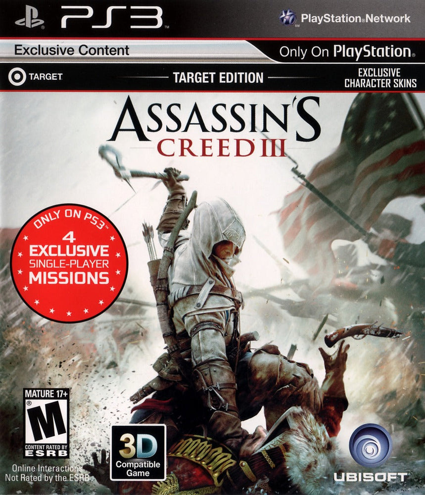 Assassin's Creed III: Target Edition (Playstation 3) (Online Only)