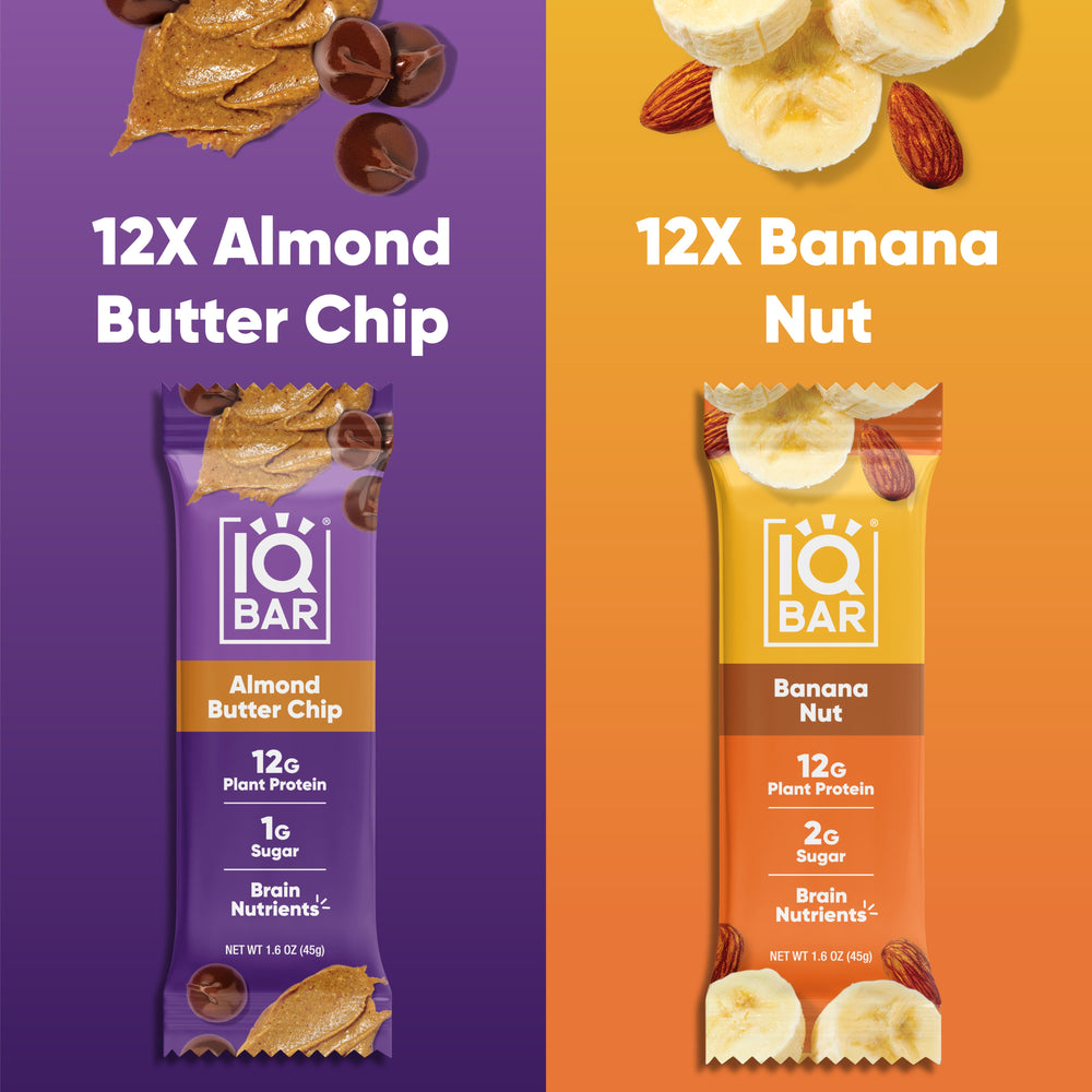 Almond Butter Chip & Banana Nut (24 Bars) (ONLINE ORDER ONLY)