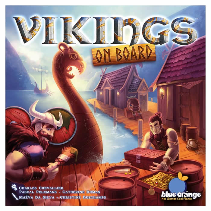 BOG04300 Vikings on Board Strategy Game Blue Orange Games (ONLINE ORDER ONLY)