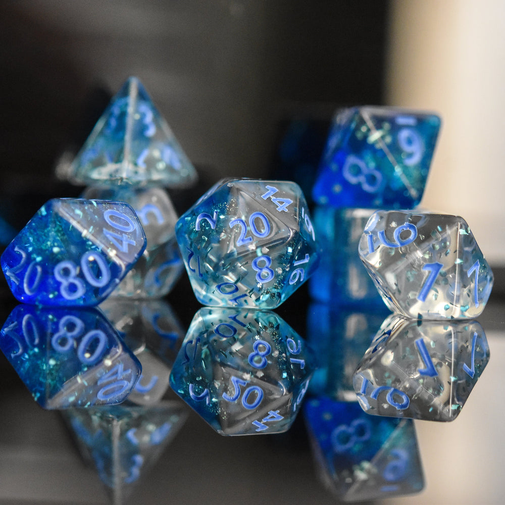 Bora Bora Acrylic Dice Set (ONLINE ORDER ONLY)