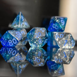 Bora Bora Acrylic Dice Set (ONLINE ORDER ONLY)