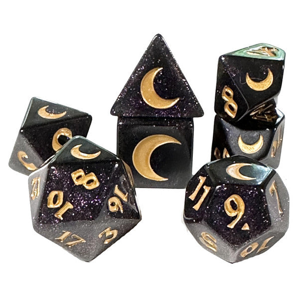 7 Piece Set Lunatails Polyhedral Dice Set (ONLINE ORDER ONLY)