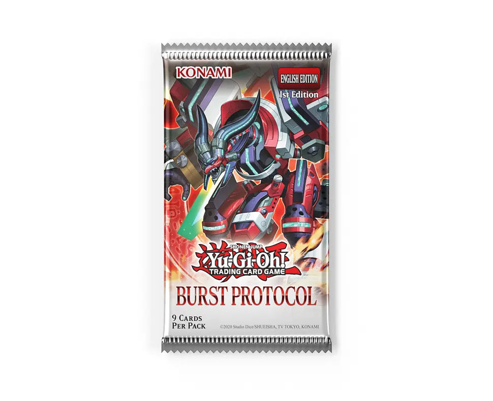 Yu-Gi-Oh TCG Burst Protocol Booster Pack - Konami Official (ONLINE ORDER ONLY)