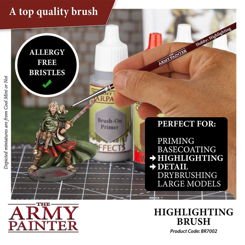 Army Painter Tools: Hobby Brush - Highlighting (ONLINE ORDER ONLY)