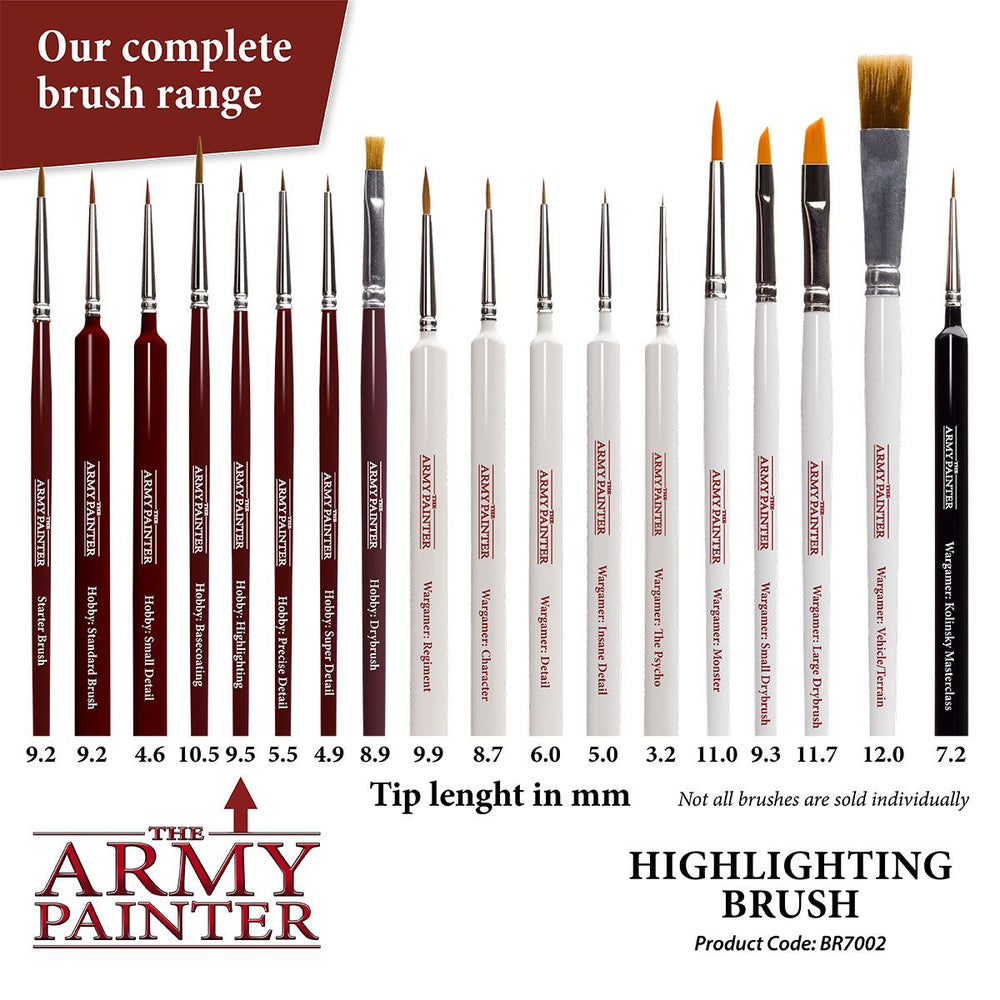 Army Painter Tools: Hobby Brush - Highlighting (ONLINE ORDER ONLY)
