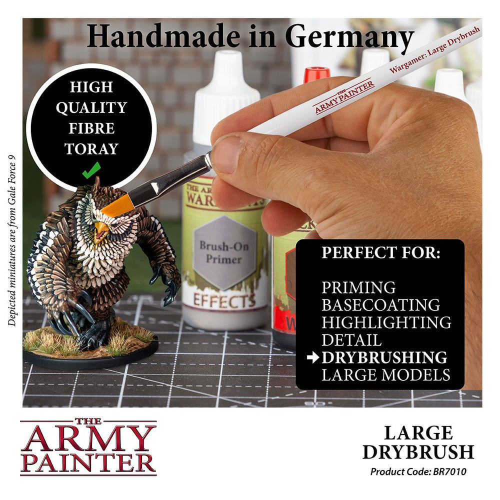 Army Painter Tools: Wargamer Brush - Large Drybrush (ONLINE ORDER ONLY)