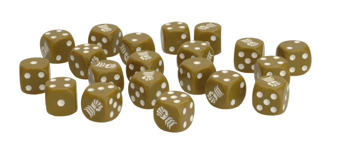 Flames of War: British Armoured Fist Dice Set