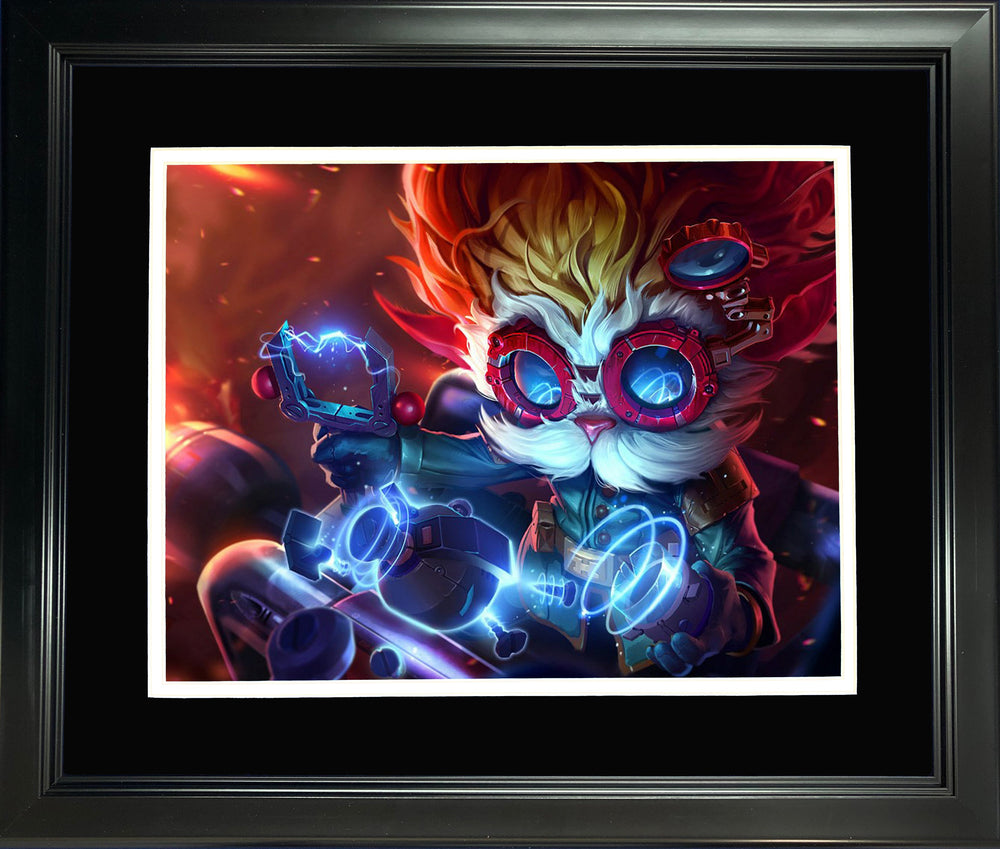 Framed Heimerdinger 11"x14" Video Game Photo (ONLINE ORDER ONLY)