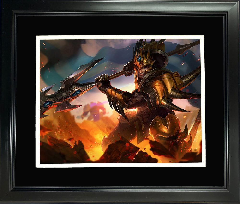 Framed Jarvan IV 11"x14" Video Game Photo (ONLINE ORDER ONLY)
