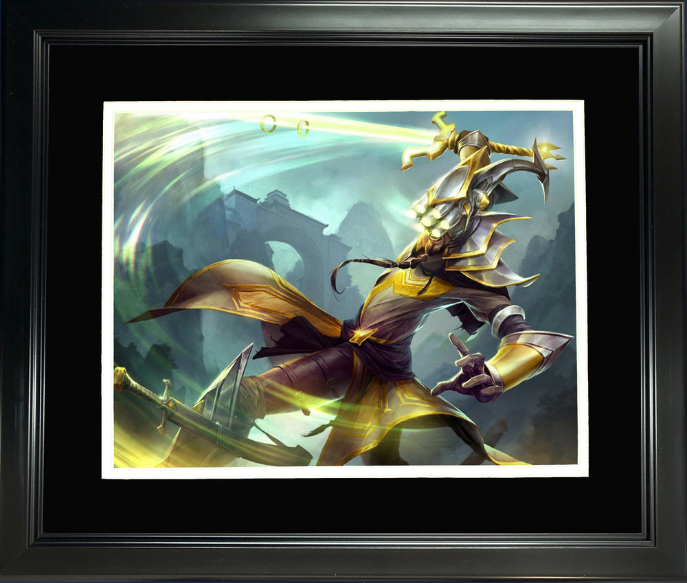 Framed Master Yi 11"x14" Video Game Photo (ONLINE ORDER ONLY)
