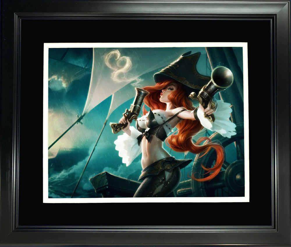 Framed Miss Fortune 11"x14" Video Game Photo (ONLINE ORDER ONLY)