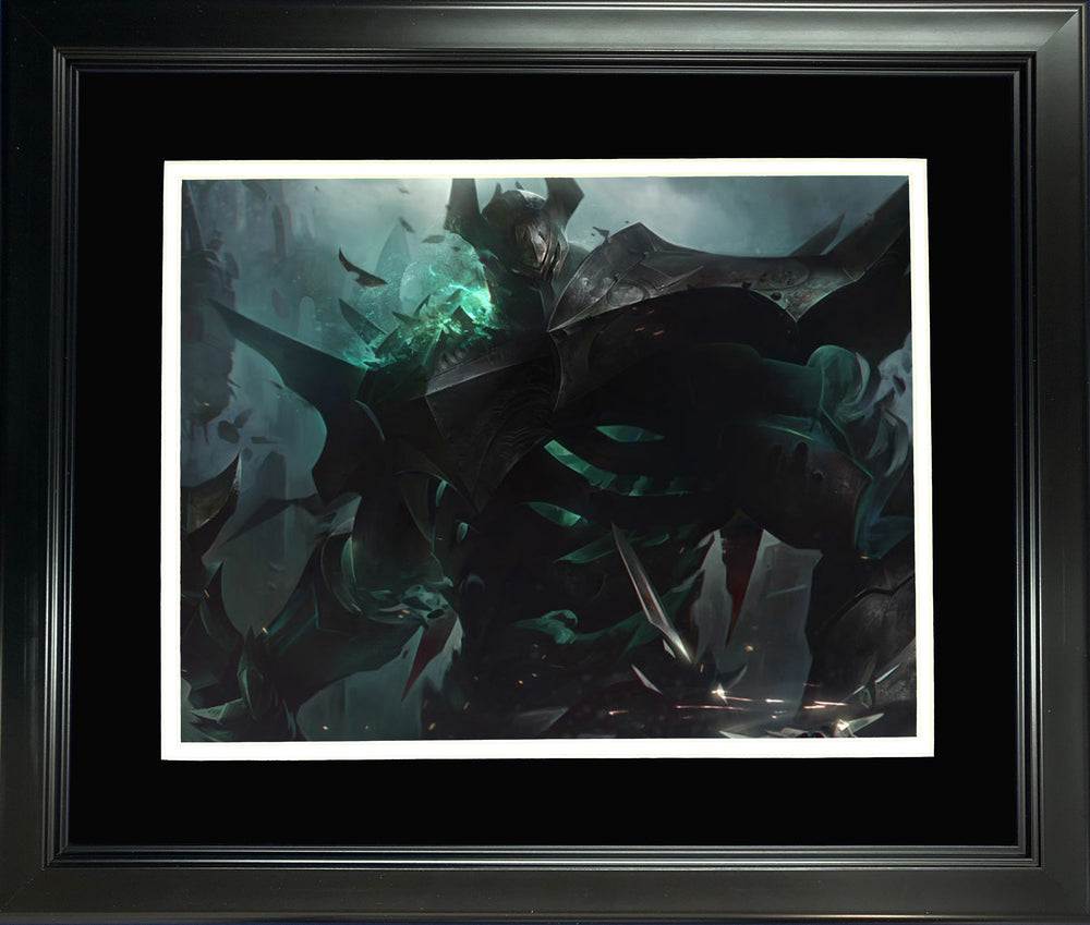 Framed Mordekaiser 11"x14" Video Game Photo (ONLINE ORDER ONLY)