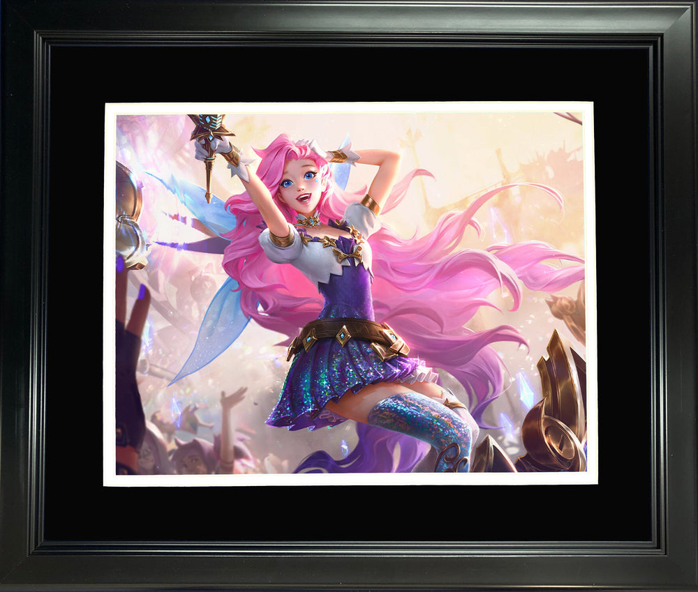 Framed Seraphine 11"x14" Video Game Photo (ONLINE ORDER ONLY)