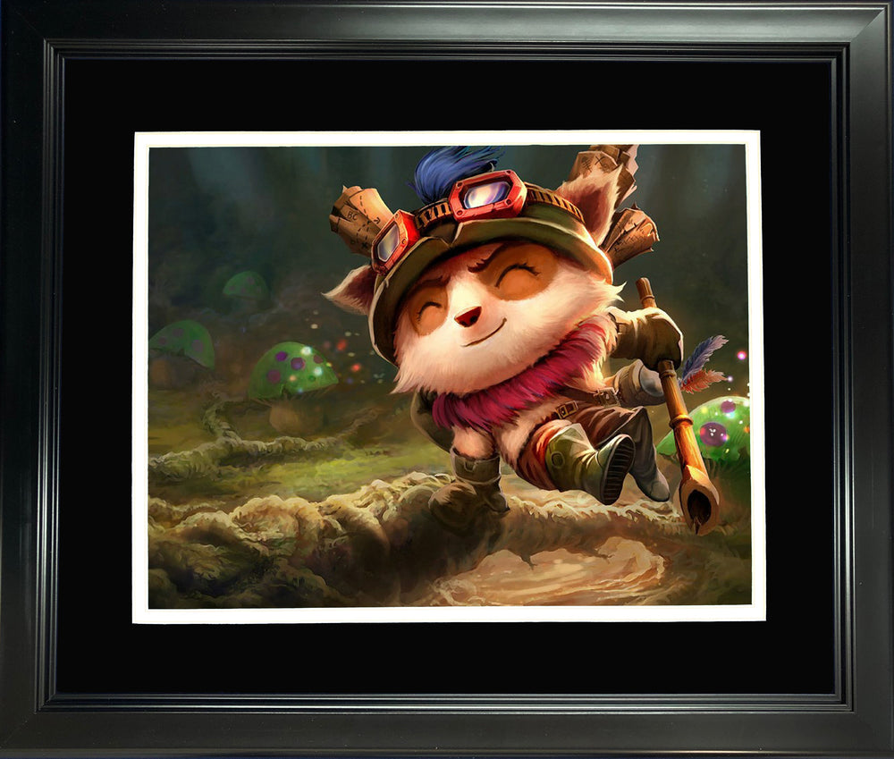 Framed Teemo 11"x14" Video Game Photo (ONLINE ORDER ONLY)