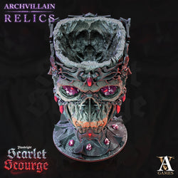 3D Printed Archvillain Games Archvillain Relics - Vampire Elder Skull 28mm 32mm D&D (Online Only)