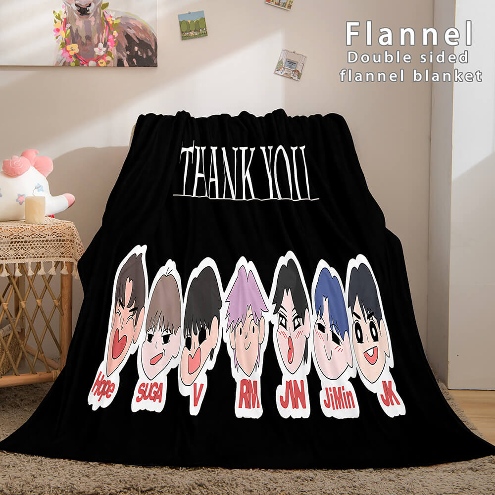 BTS Butter Cosplay Flannel Blanket Throw (Online Order Only)