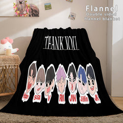 BTS Butter Cosplay Flannel Blanket Throw (Online Order Only)