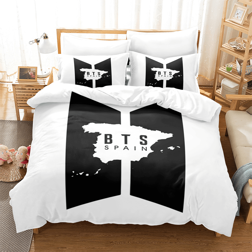 BTS Team Cosplay Bedding Set Quilt Covers Room Decoration (Online Order Only)