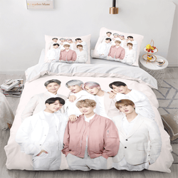 BTS Team Cosplay Bedding Set Quilt Covers Room Decoration (Online Order Only)