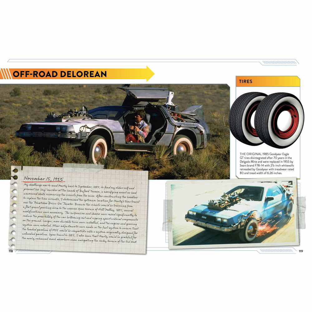 Back to the Future: DeLorean Time Machine: Doc Brown's Owner's Workshop Manual hardcover book by Bob Gale and Joe Walser (ONLINE ORDER ONLY)