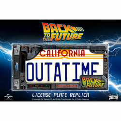 Back to the Future OUTATIME License Plate Replica (ONLINE ORDER ONLY)