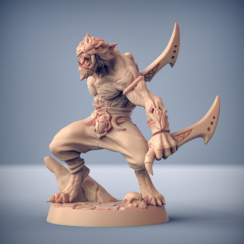 3D Printed Artisan Guild Modular Rakshakin Headhunter Rakshakin Headhunters 28mm 32mm (Online Only)