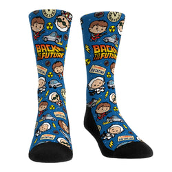 Back to the Future "Chibi All-Over" Unisex Socks (ONLINE ORDER ONLY)