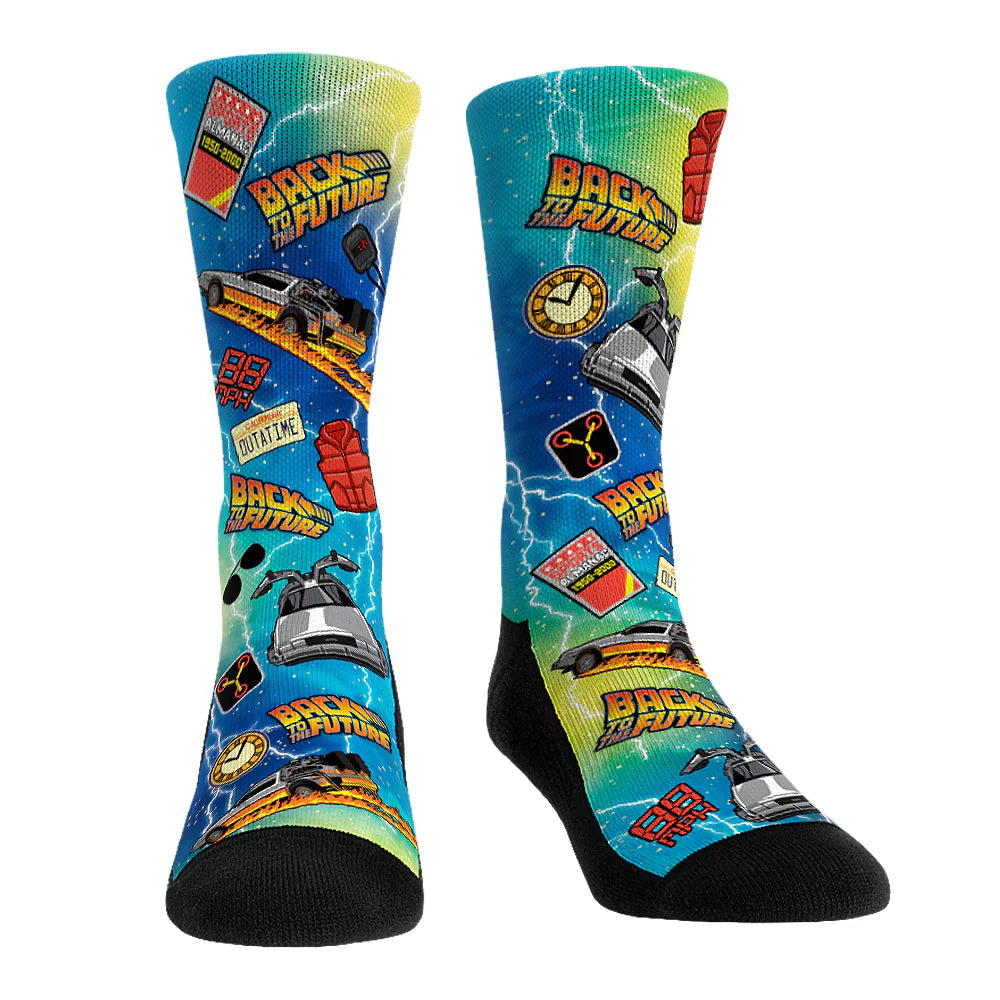 Back to the Future "Icons All-Over" Unisex Socks (ONLINE ORDER ONLY)