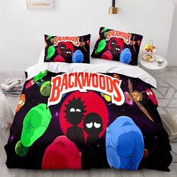 Backwoods Rick and Morty Bedding Duvet Cover Sets (Online Order Only)