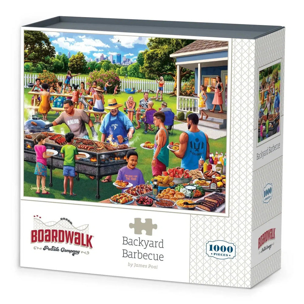 Backyard Barbecue 1000 Piece Jigsaw Puzzle Boardwalk (ONLINE ORDER ONLY)