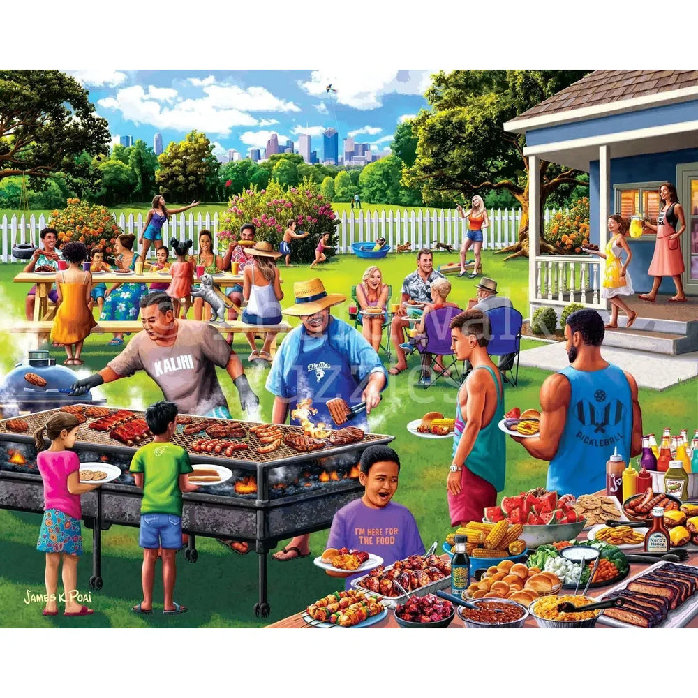 Backyard Barbecue 210 Piece Jigsaw Puzzle Boardwalk (ONLINE ORDER ONLY)