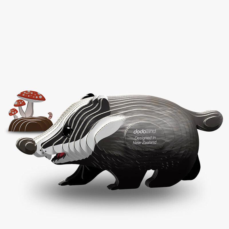 Badger 3D Cardboard Model Kit Eugy (ONLINE ORDER ONLY)