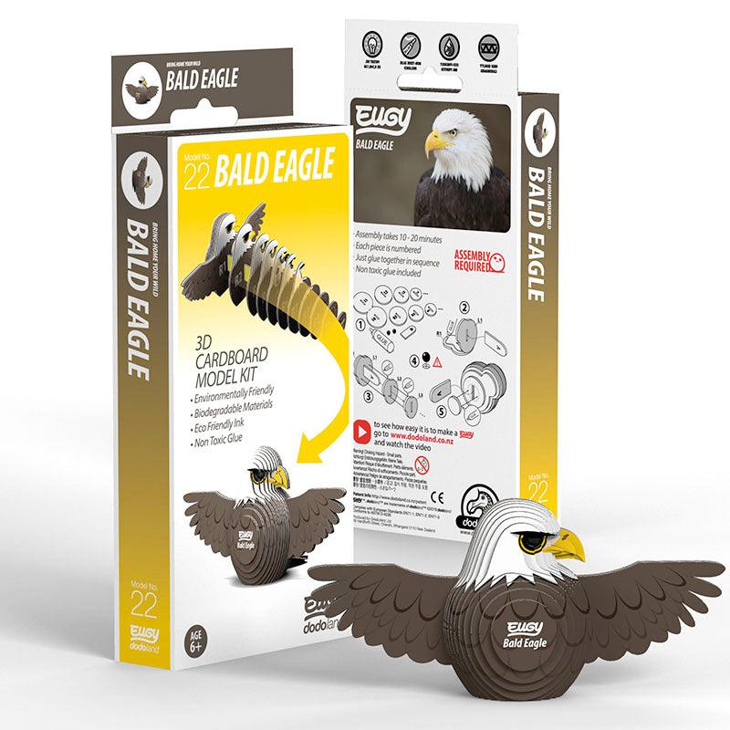 Bald Eagle 3D Cardboard Model Kit Eugy (ONLINE ORDER ONLY)