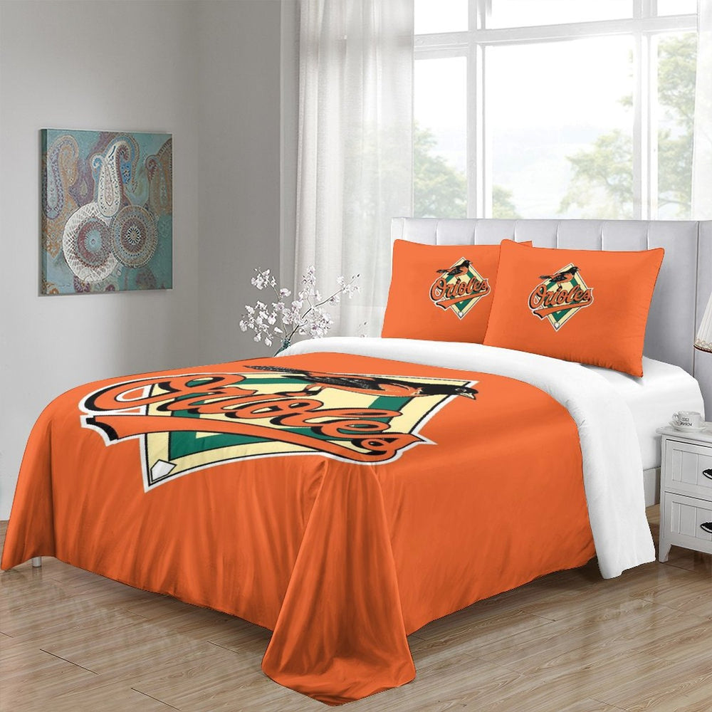 Baltimore Orioles Bedding Set Quilt Cover Without Filler (Online Order Only)