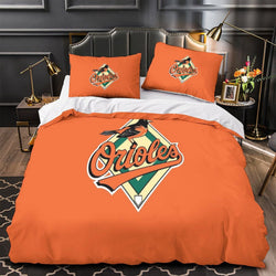 Baltimore Orioles Bedding Set Quilt Cover Without Filler (Online Order Only)