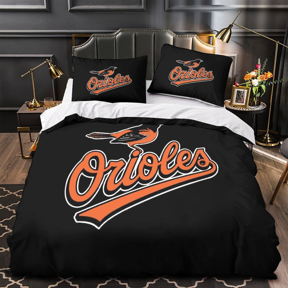 Baltimore Orioles Bedding Set Quilt Cover Without Filler (Online Order Only)
