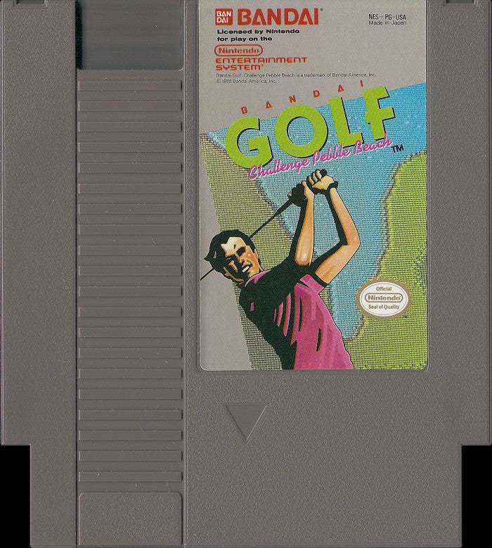 Loose NES Cart - Bandai Golf Challenge Pebble Beach (Online Order Only)