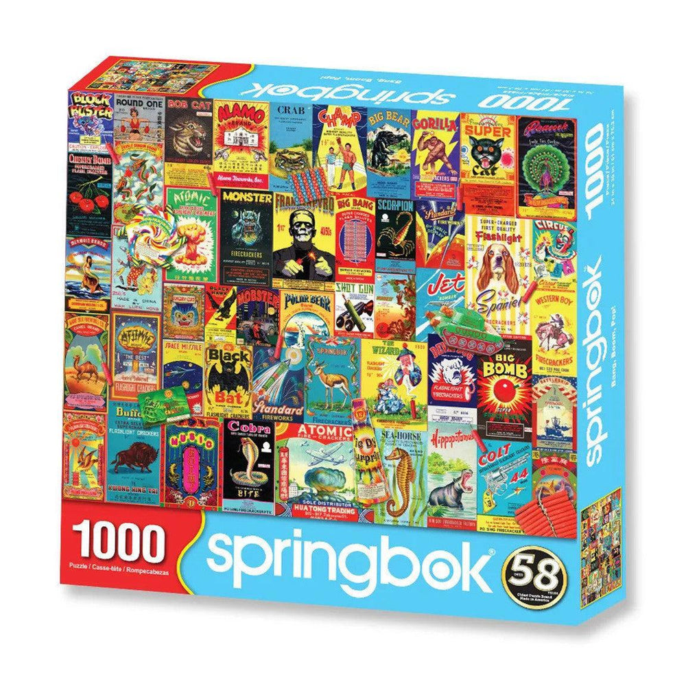 Bang, Boom, Pop! 1000 Piece Jigsaw Puzzle Springbok (ONLINE ORDER ONLY)
