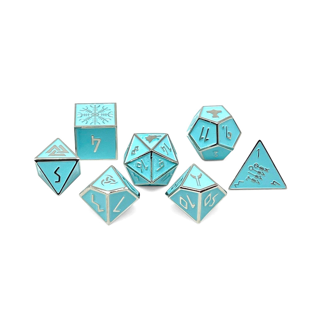 Banshee Wail - Norse Themed Metal Dice Set (Online Only)