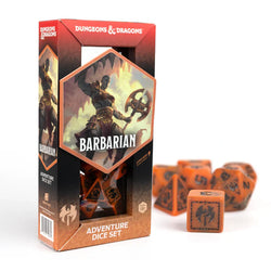D&D Adventure Dice: Barbarian (Orange) (ONLINE ORDER ONLY)
