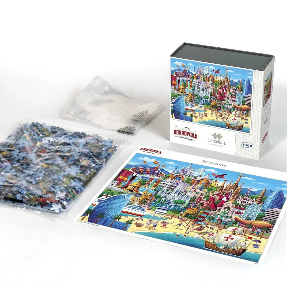 Barcelona 1000 Piece Jigsaw Puzzle Boardwalk (ONLINE ORDER ONLY)